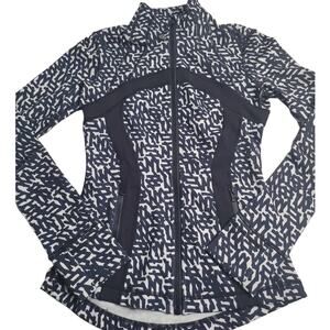 2764 Lululemon Navy Define Full Zip Jacket Women's Size‎ 2